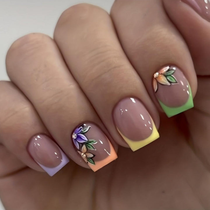 Floral Pattern Nail Art Set Kalsten