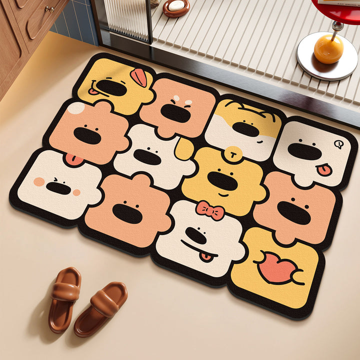 Floral Patterned Anti-Fatigue Mat