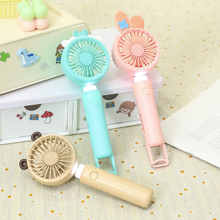 Portable Hand Fan with Cute Rabbit Design Kalsten