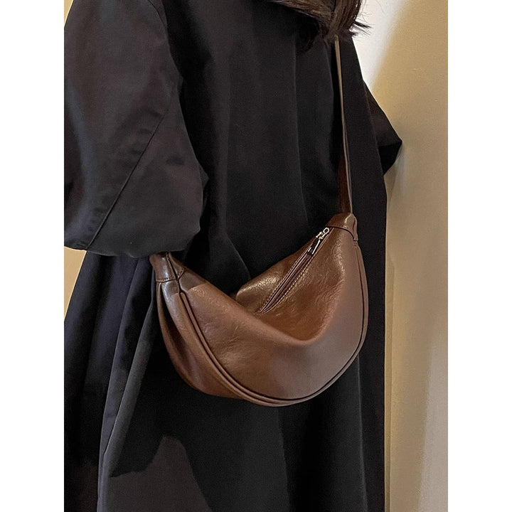 Sleek Leather Hobo Bag Kalsten