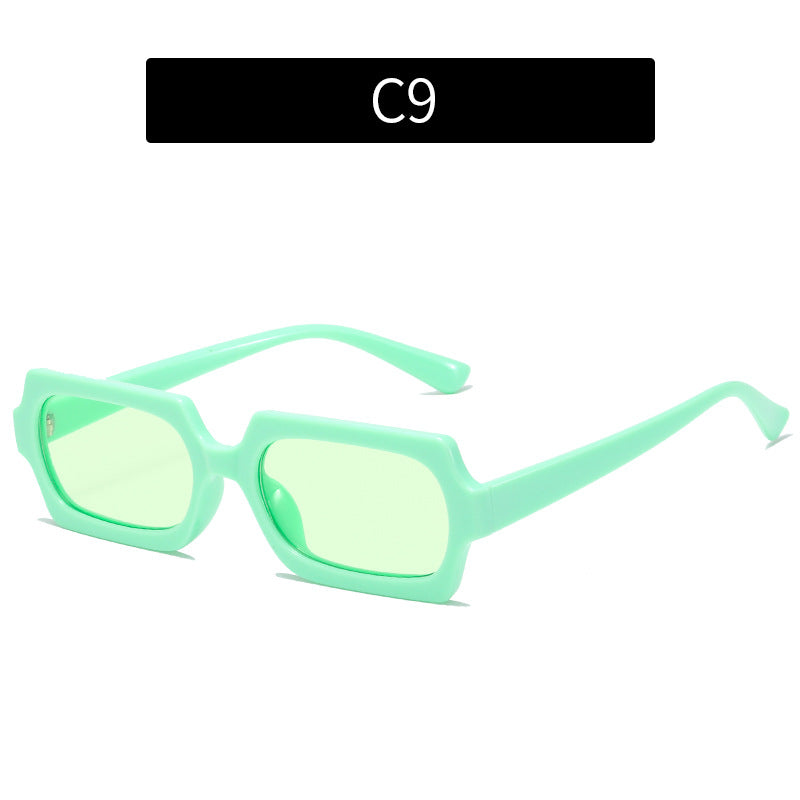 Fashionable Geometric Frame Sunglasses