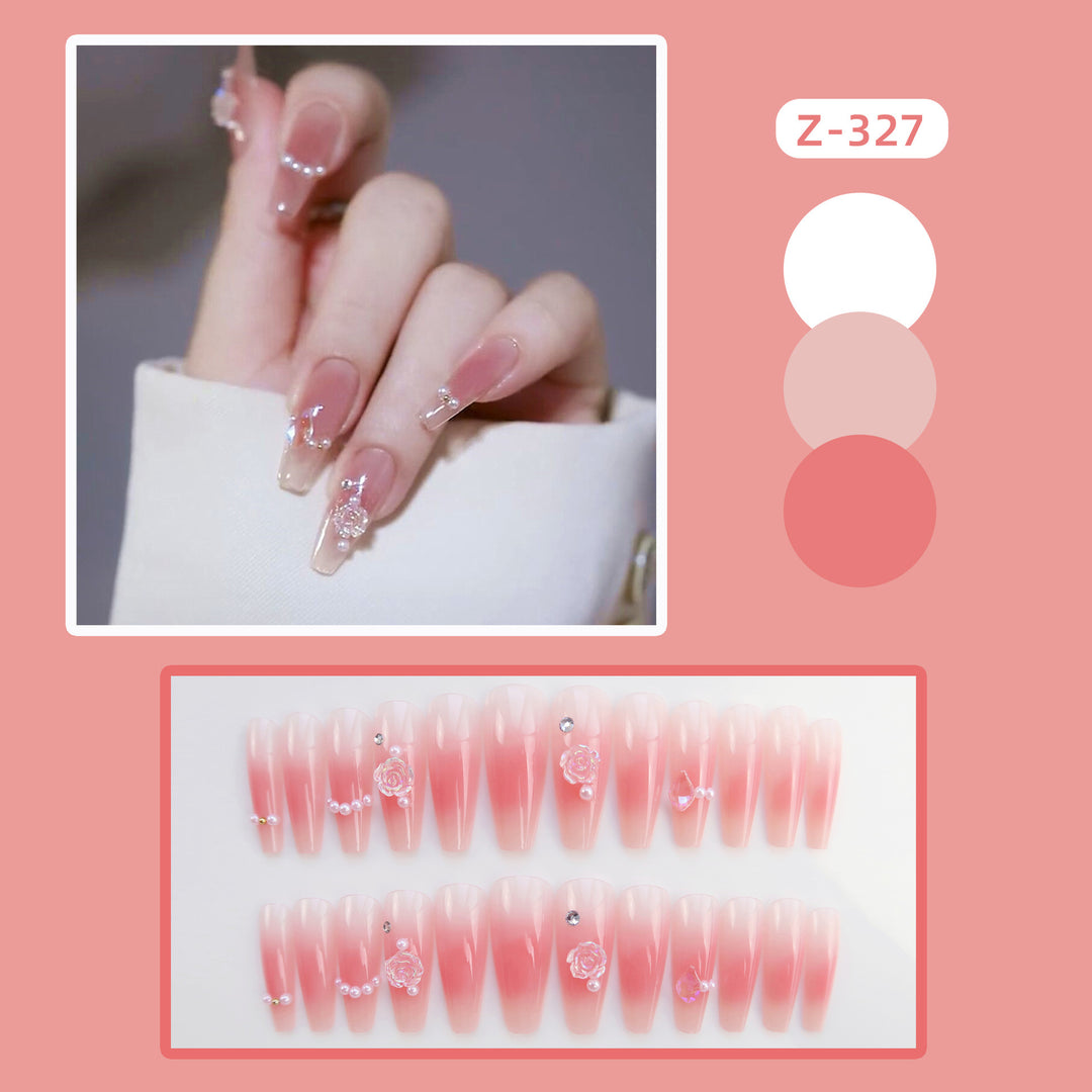 Premium Decorative Rhinestone Press-On Nail Art Kalsten