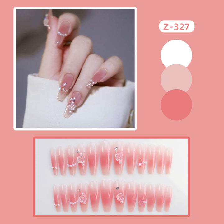 Premium Decorative Rhinestone Press-On Nail Art Kalsten