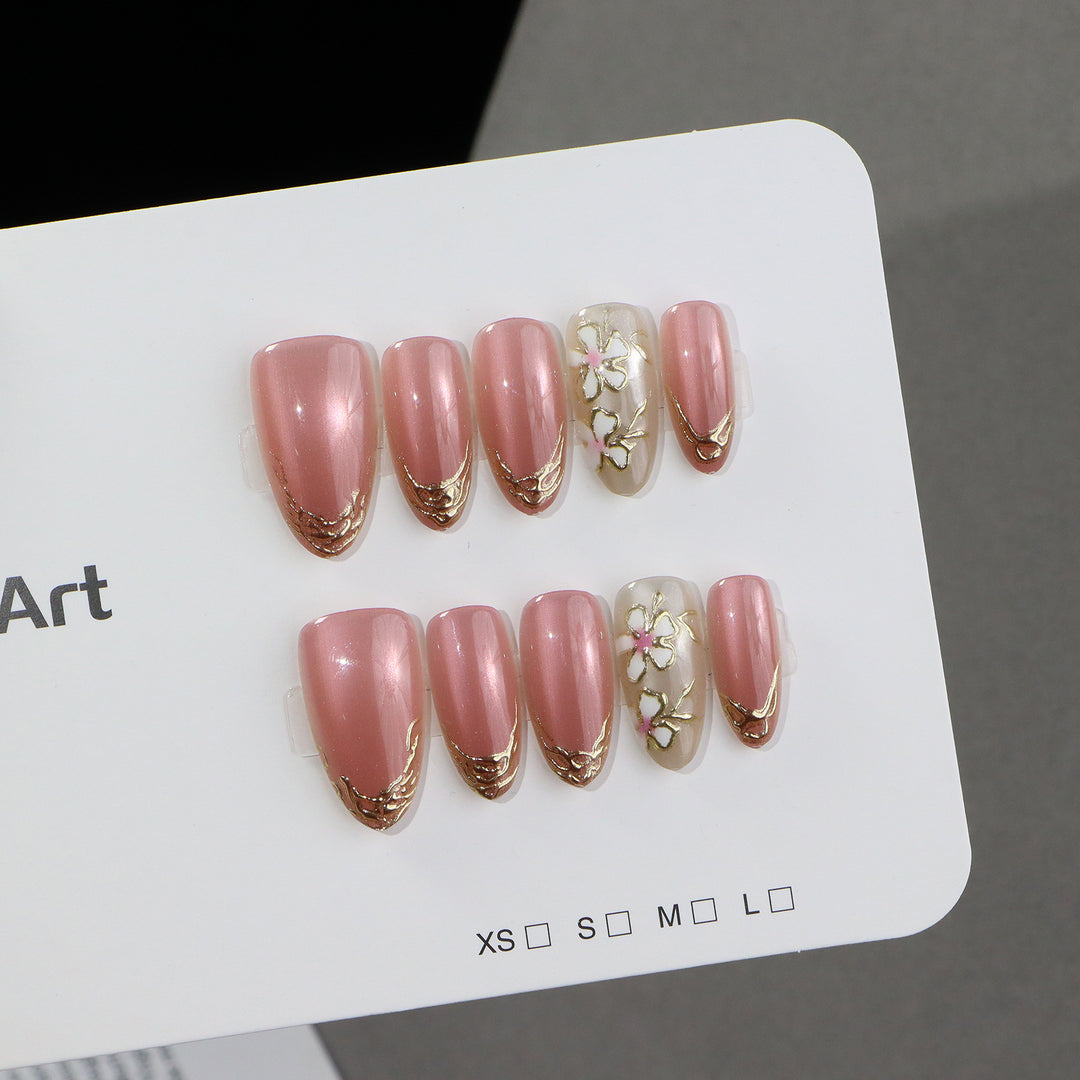 Floral Luxury Press-On Nail Set Kalsten