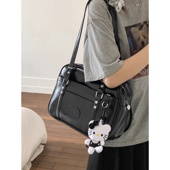 Premium Leather Handheld Satchel Kalsten