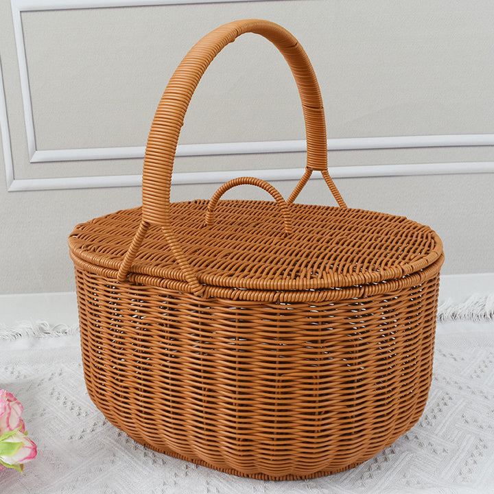 Artisan Woven Picnic Basket Kalsten