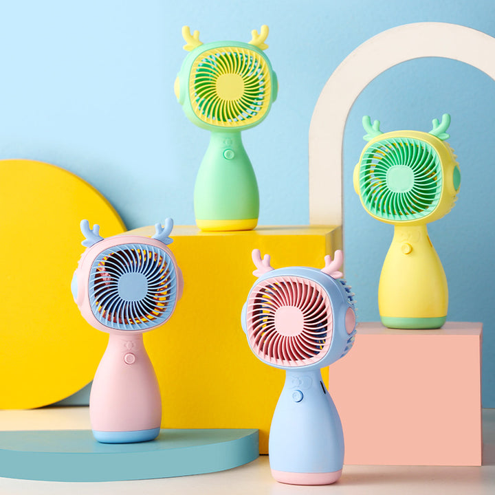 Cute Cat-Themed Portable Handheld Fan Kalsten