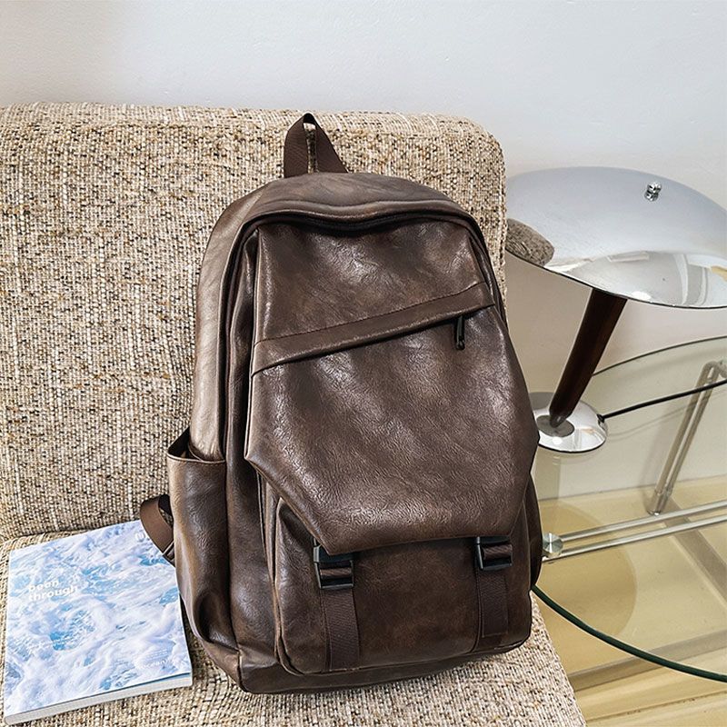 Minimalist Leather Backpack Kalsten