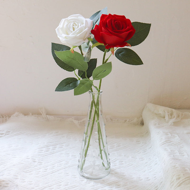 Lifelike Floral Arrangement in Elegant Vase