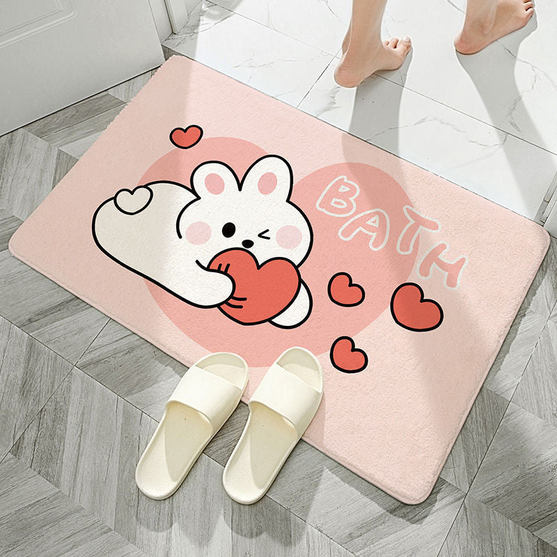 Cozy Cartoon Bath Mat