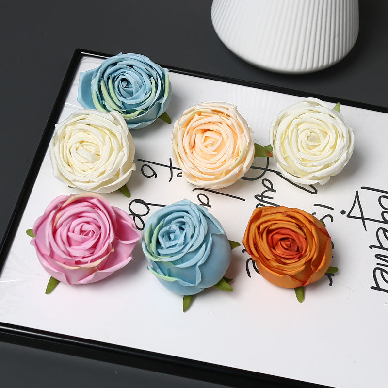Decorative Satin Rose for Home Decor Display