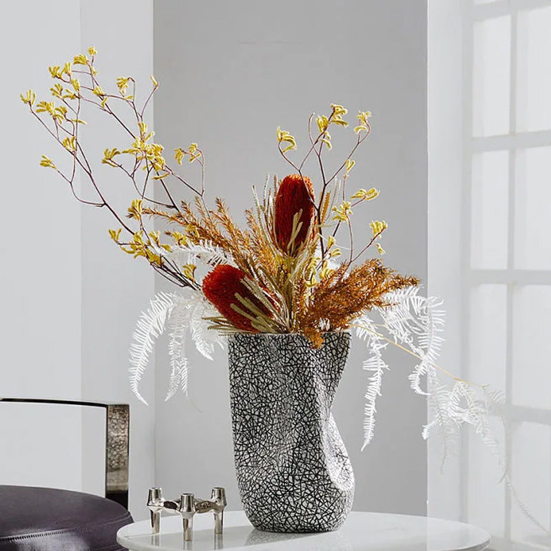 Artistic Texture Earthenware Vase