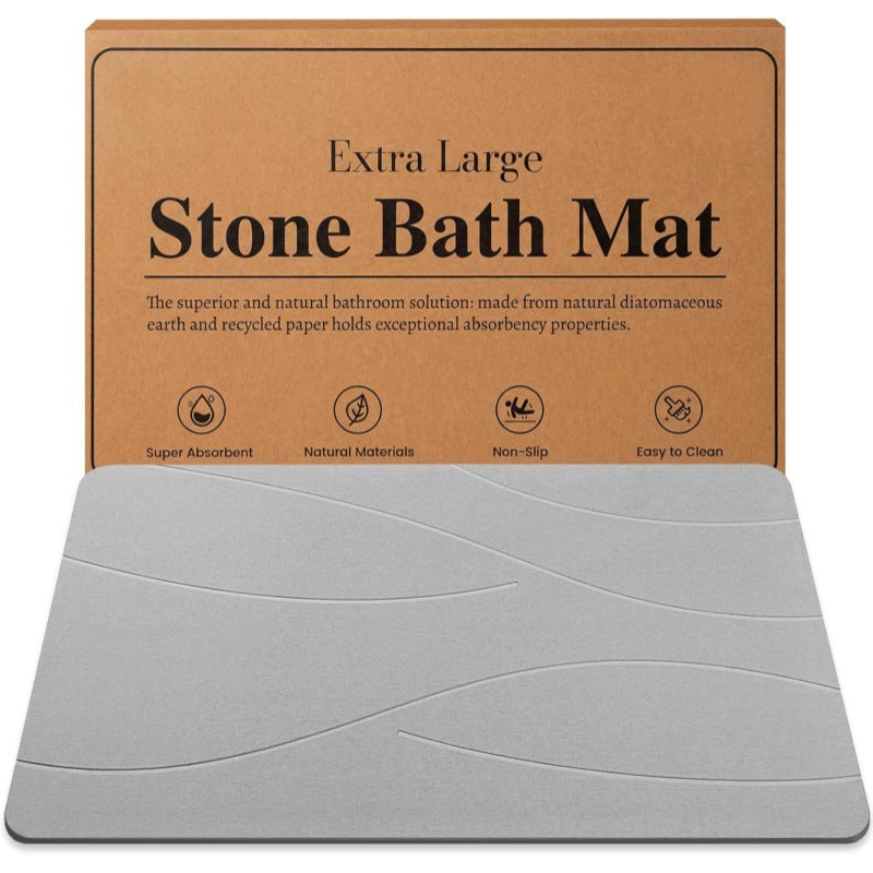 Diatomaceous Stone Bath Mat
