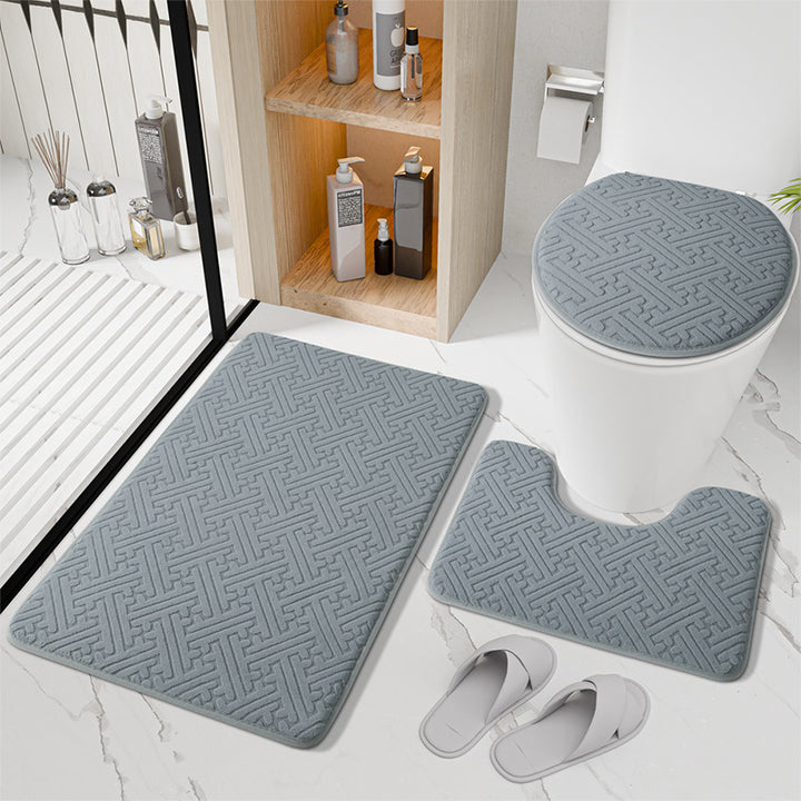 Non-Slip Bathroom Rug Set Kalsten