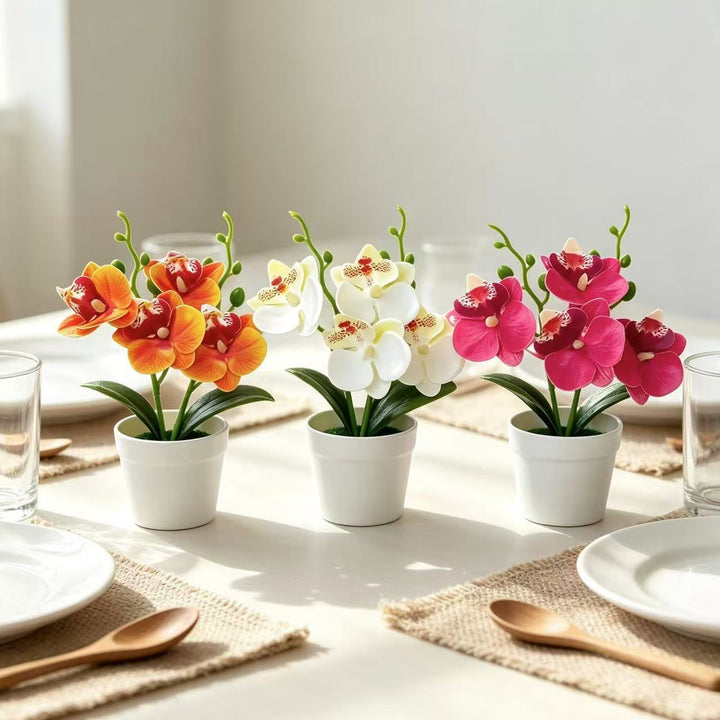 Elegant Decorative Orchid Floral Arrangement for Home Decor
