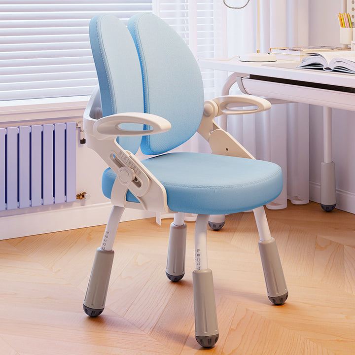 Ergonomic children's chair with adjustable seat height and double backrest Kalsten