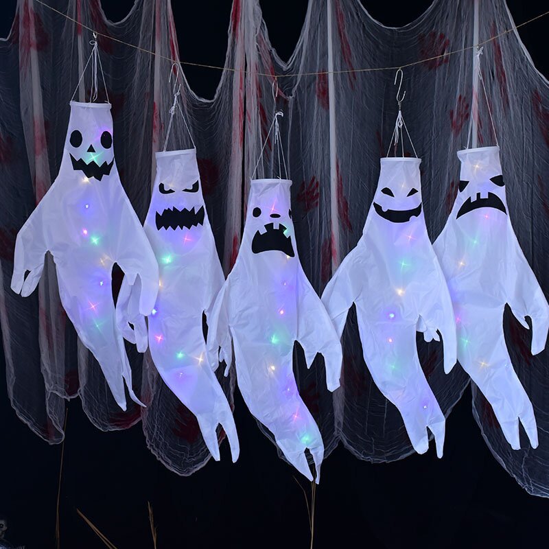 Illuminated Hanging Ghost Decoration Kalsten