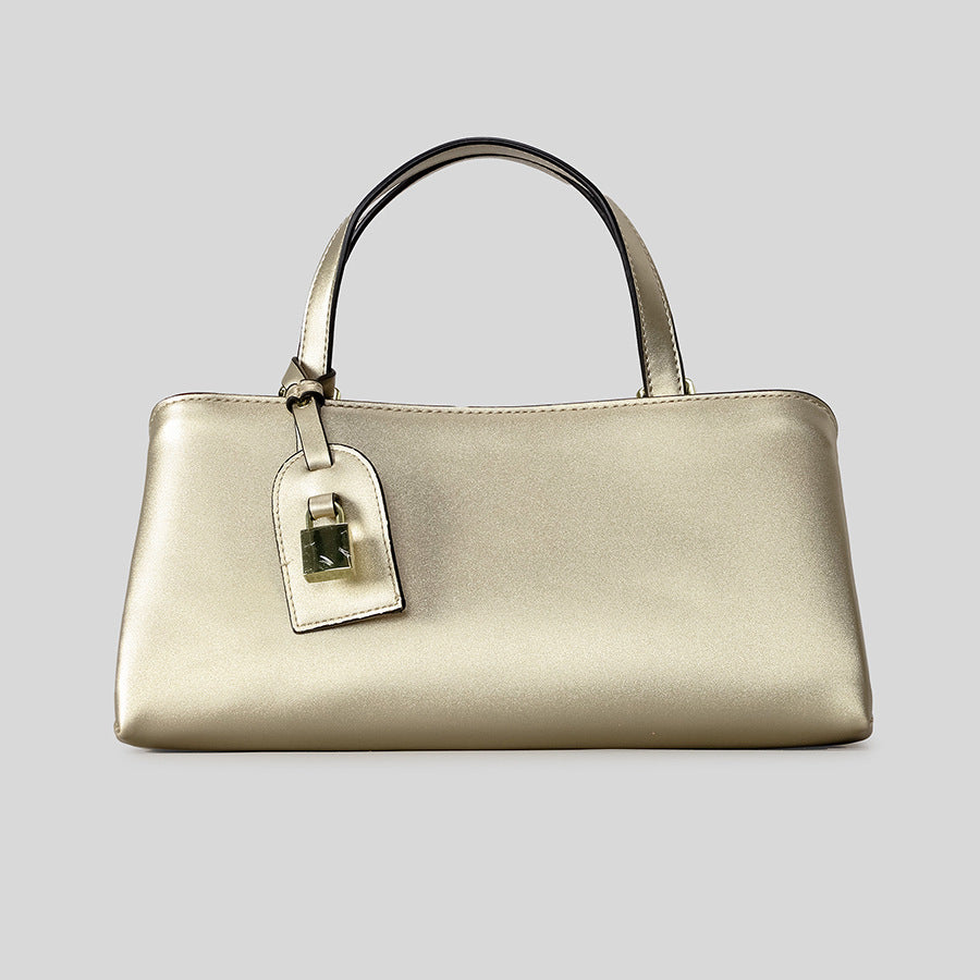 Elegant Metallic Handheld Purse