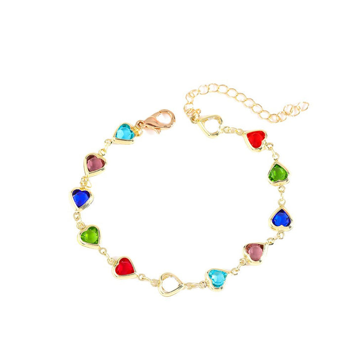Heart-Shaped Charm Bracelet Kalsten