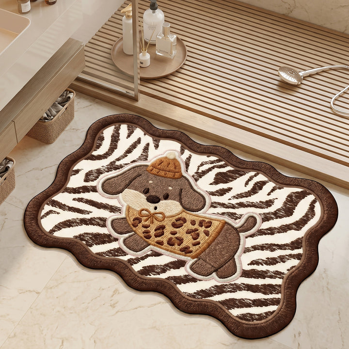 Decorative Bathroom Mat Kalsten