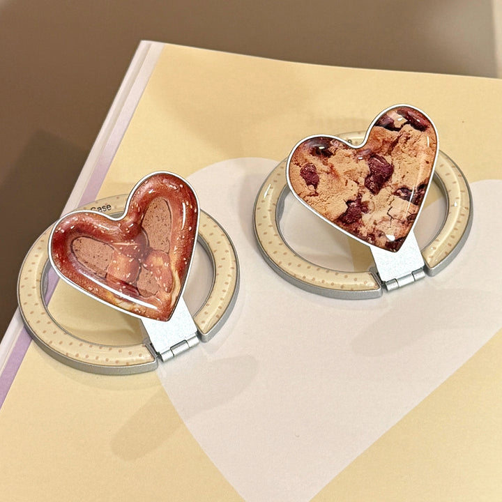 Heart-shaped smartphone holder with cookie design Kalsten