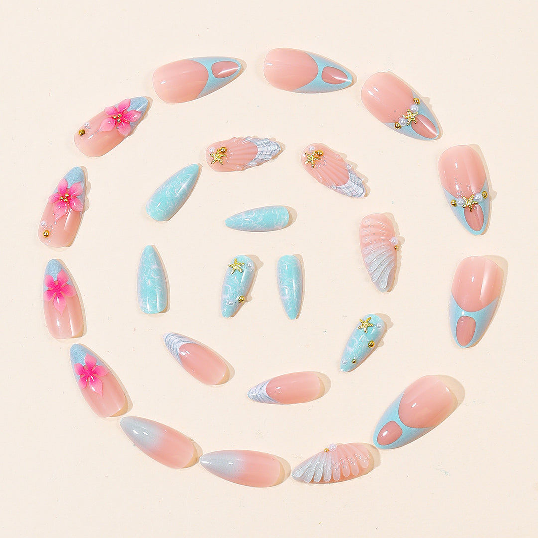 Decorative Floral 3D Nail Art Extensions Kalsten
