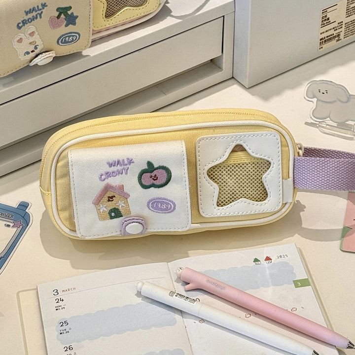 Multifunctional Cartoon-Themed Pencil Organizer
