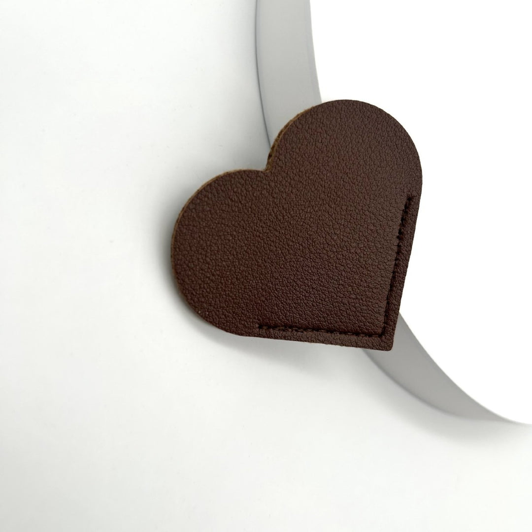 Heart-Shaped Leather Accessory Kalsten