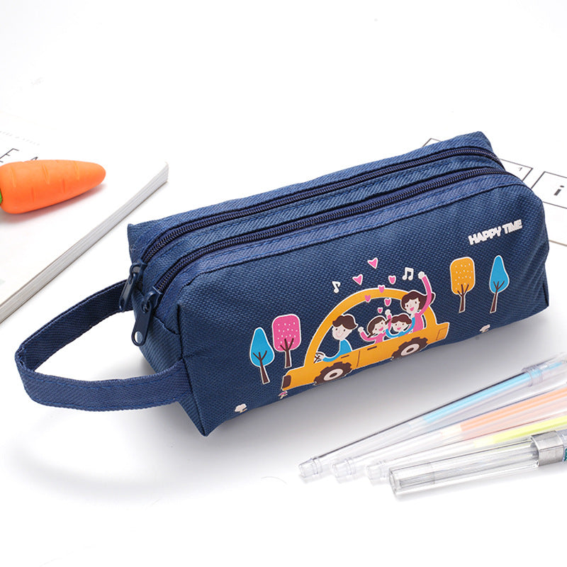Fun-Themed Multi-Zipper Pencil Case Kalsten