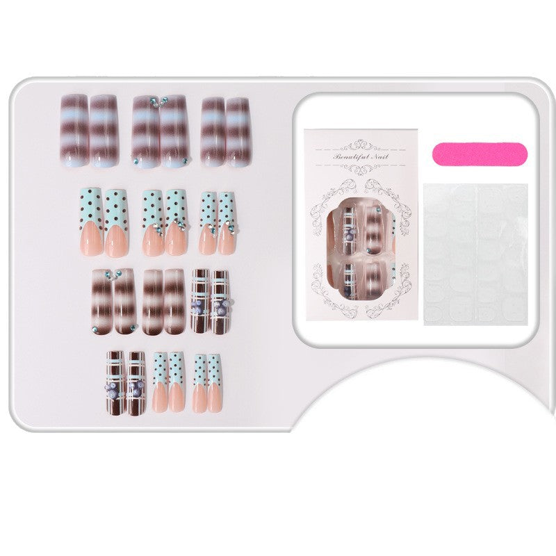 Decorative Press-On Nail Tips Set Kalsten