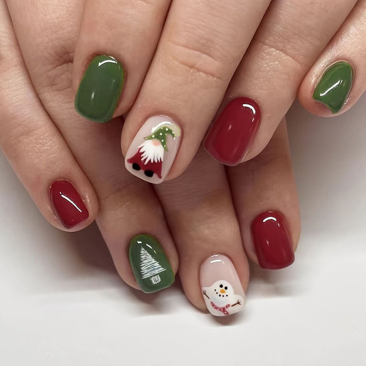 Festive Holiday Nail Art Design Set Kalsten