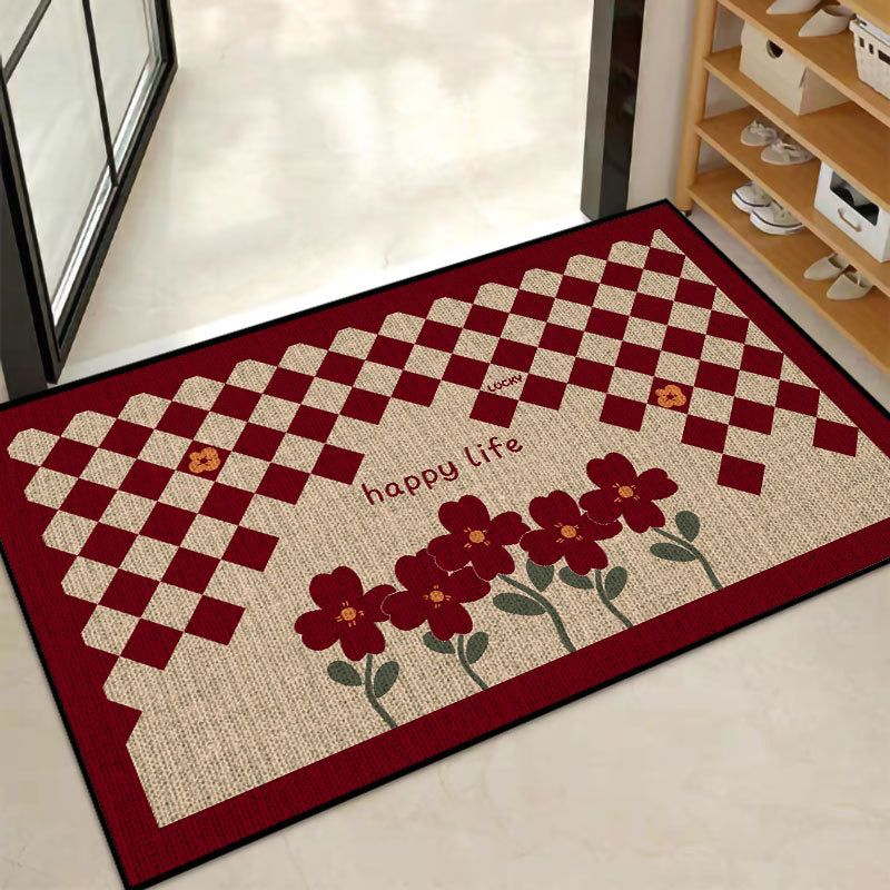 Decorative Star-patterned Bath Mat Kalsten