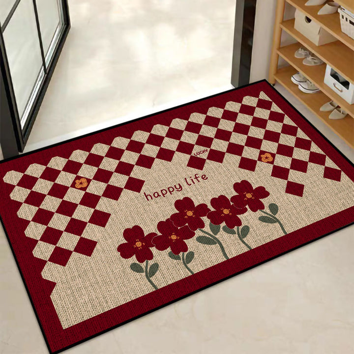 Decorative Star-patterned Bath Mat Kalsten