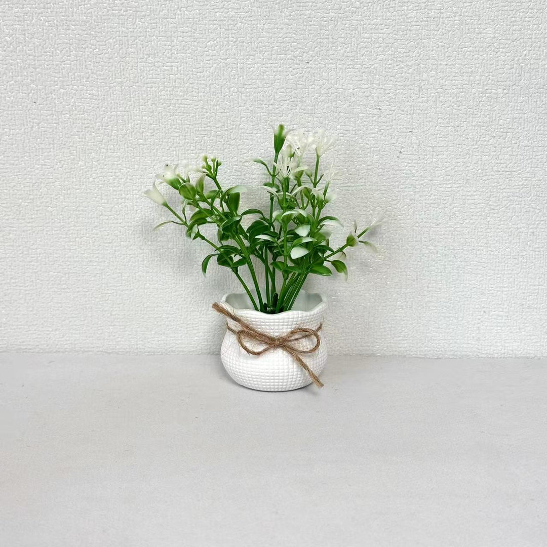 Decorative Potted Flower Arrangement for Indoor Decor