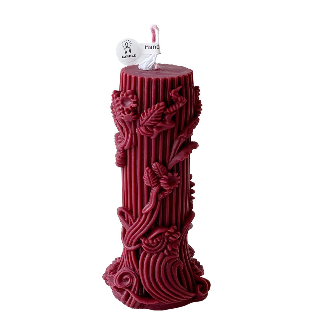 Artistic Floral Candle Holder