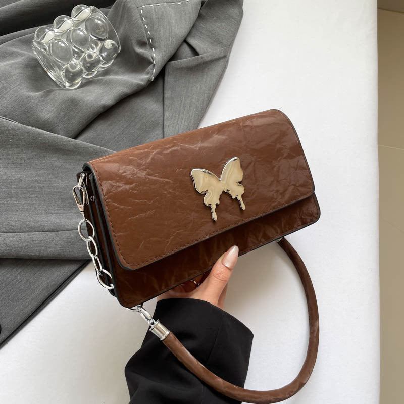 WoChic Designer Handbag with Butterfly Accent Kalsten