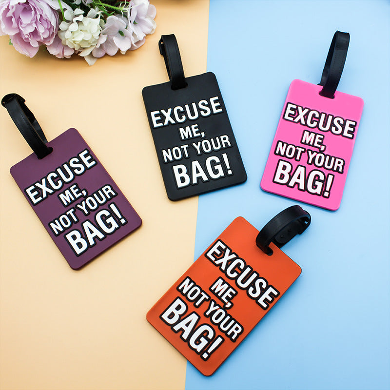 Unisex Luggage Tag with Funny Saying Kalsten