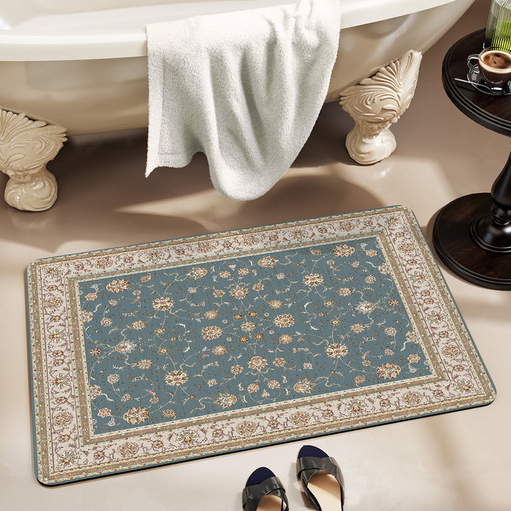 Luxurious Vintage-Inspired Bath Mat Kalsten