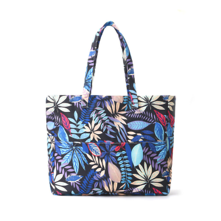 Spacious and Stylish Shopping Bag with Striped Pattern Kalsten
