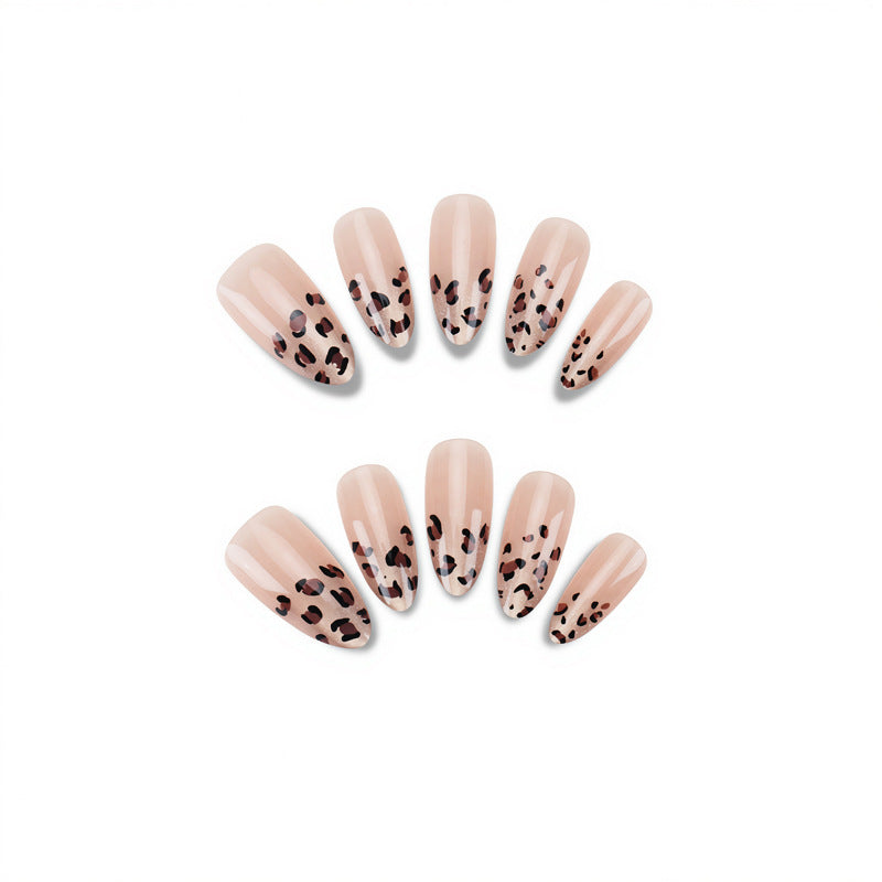Artistic Leopard-Patterned Press-On Nails Kalsten