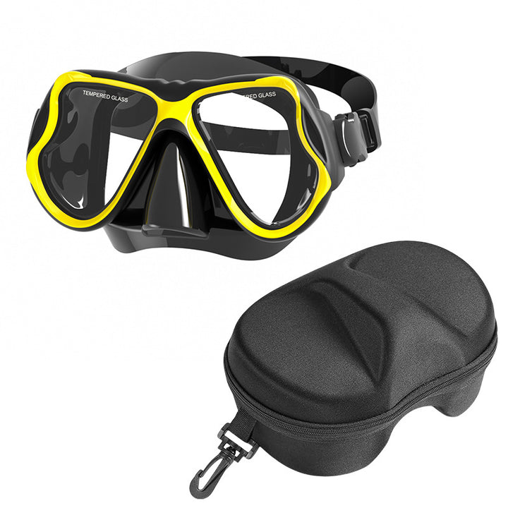 Diving mask with wide field of vision and comfortable wearing comfort Kalsten