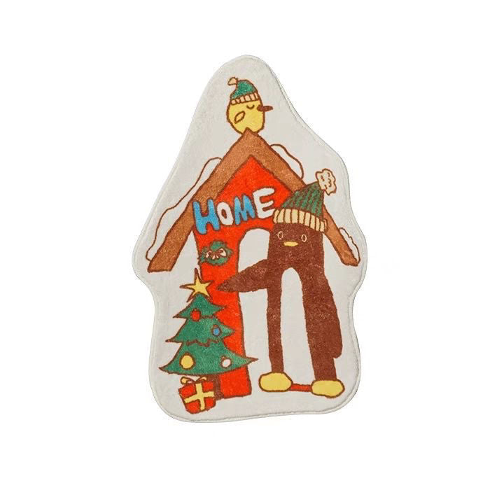 Decorative Holiday-Themed Bath Mat Kalsten