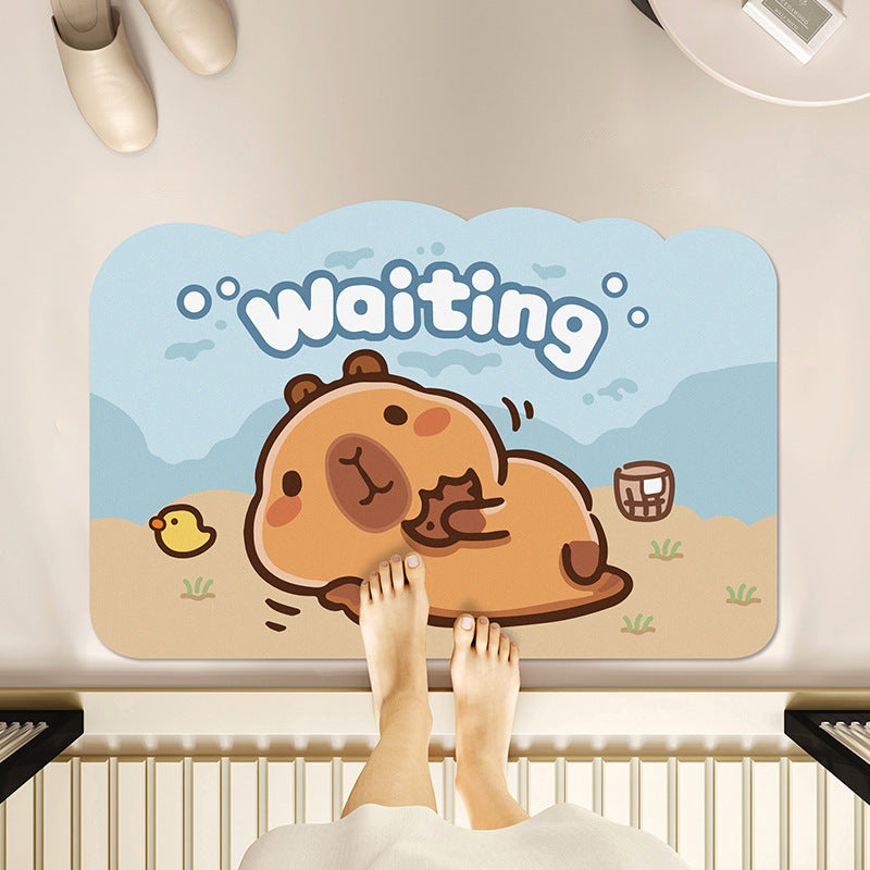 Cartoon Character Door Mat for Home Entryway
