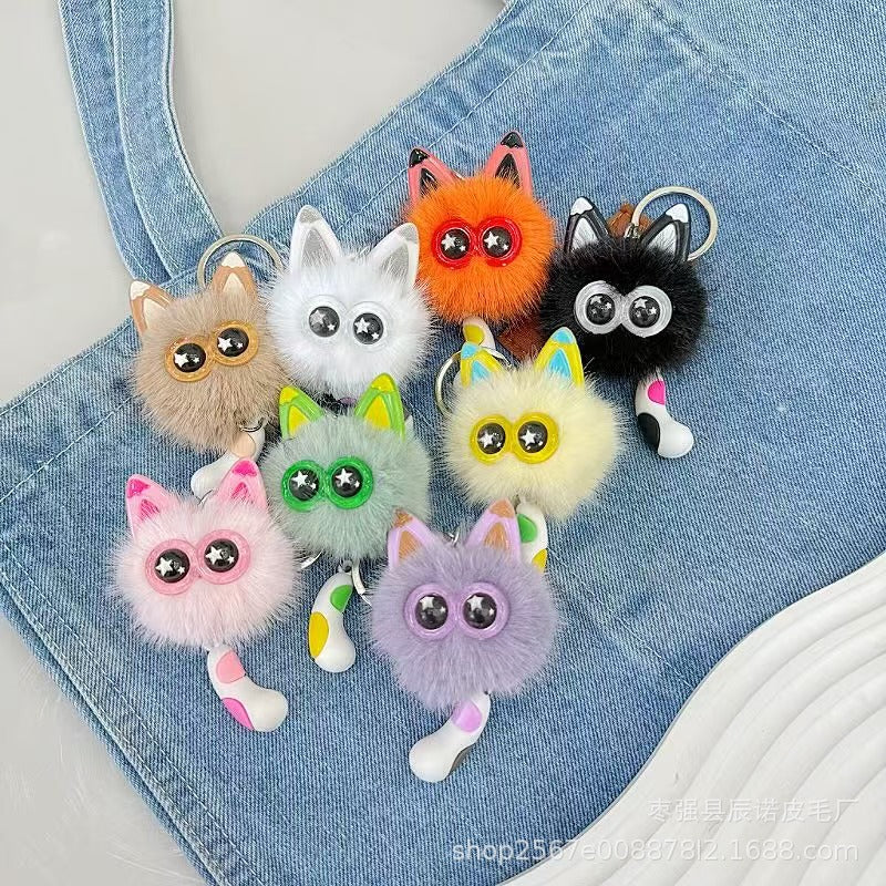 Cute Plush Cat Keychain Accessory Kalsten