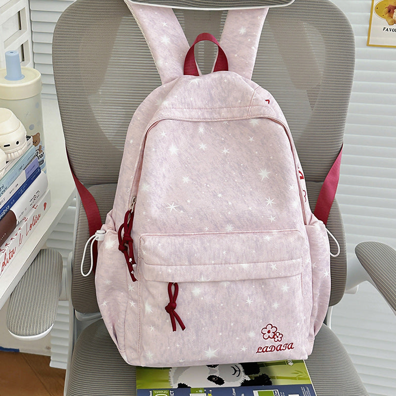 Star-Patterned Casual Backpack Kalsten