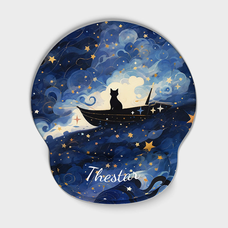 Artistic Nebula-Themed Mouse Pad Kalsten
