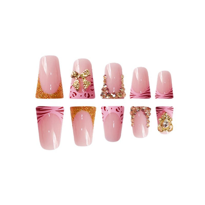 Floral Design Press-On Nails Kalsten
