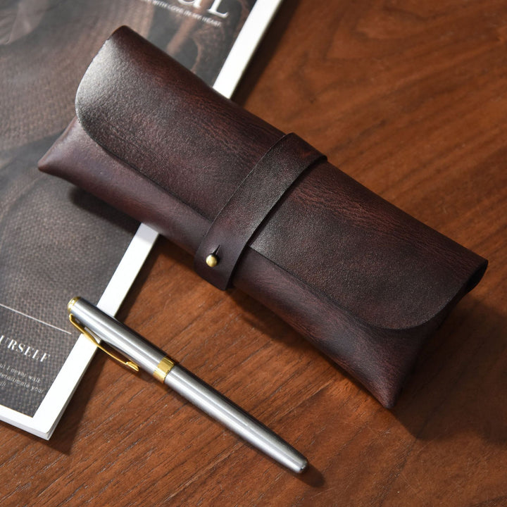 Premium Leather Pen Case