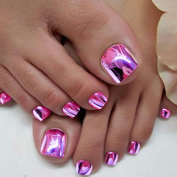 Premium Metallic Press-On Nail Set Kalsten