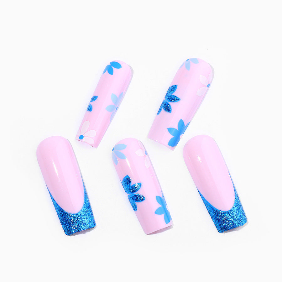 Glamorous Artistic Press-On Nails Kalsten